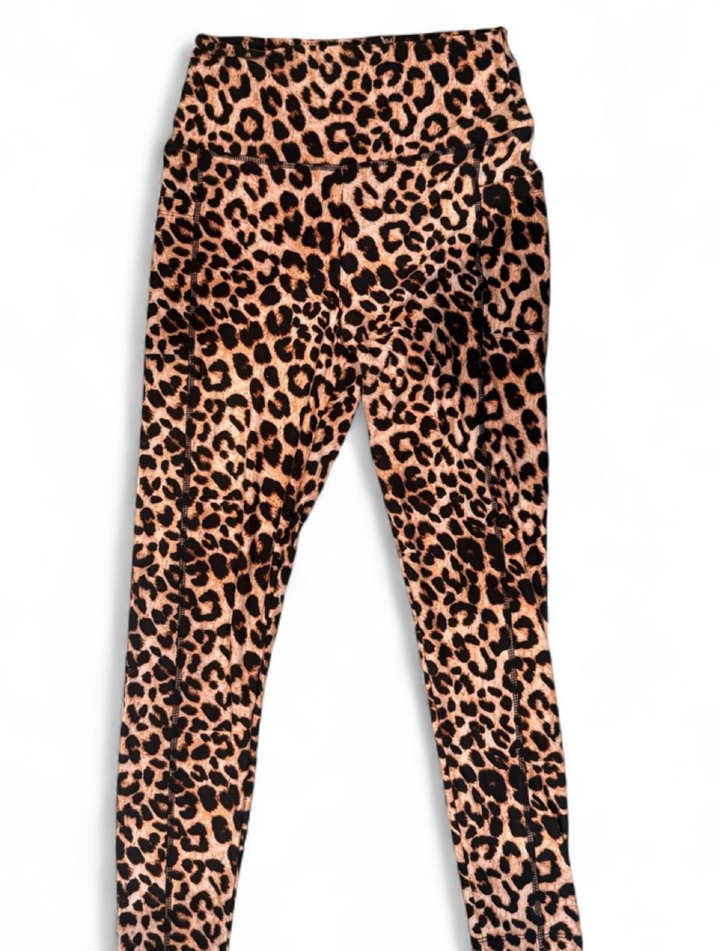 Leopard Print Leggings - Brown